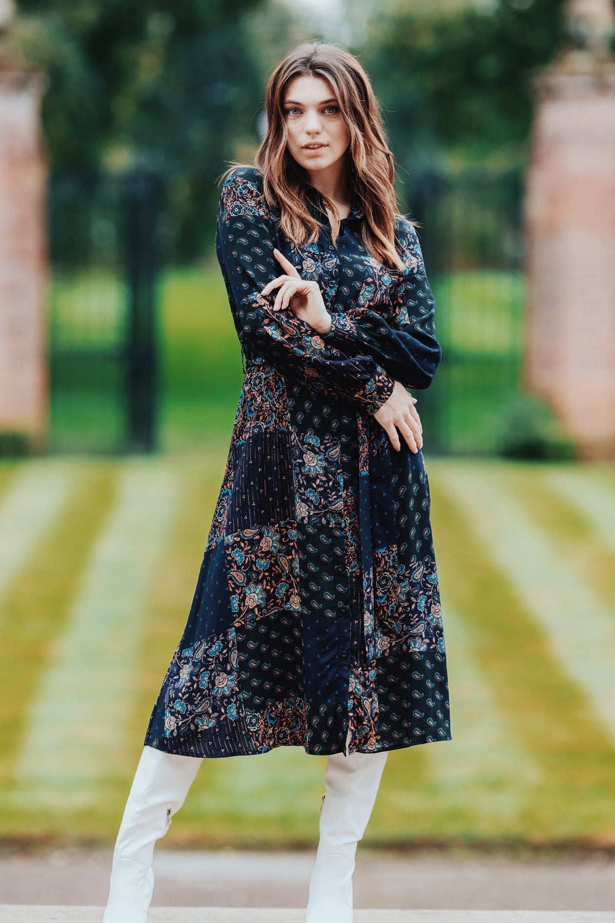 Shirt Dress Mixed Print Dresses Uk Audrey Navy Floral Print Mix Midi Shirt Dress L'Atelier London Shirt Dress Mixed Print Dresses Uk Audrey Navy Floral Print Mix Midi Shirt Dress L'Atelier London