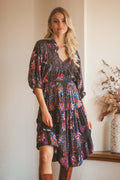 Jasmine knee-length tunic dress